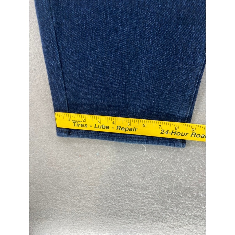 Coldwater Creek‎ Jeans Sz 14 Classic Fit Straight Leg Indigo Blue Stretch Staple - Picture 7 of 13